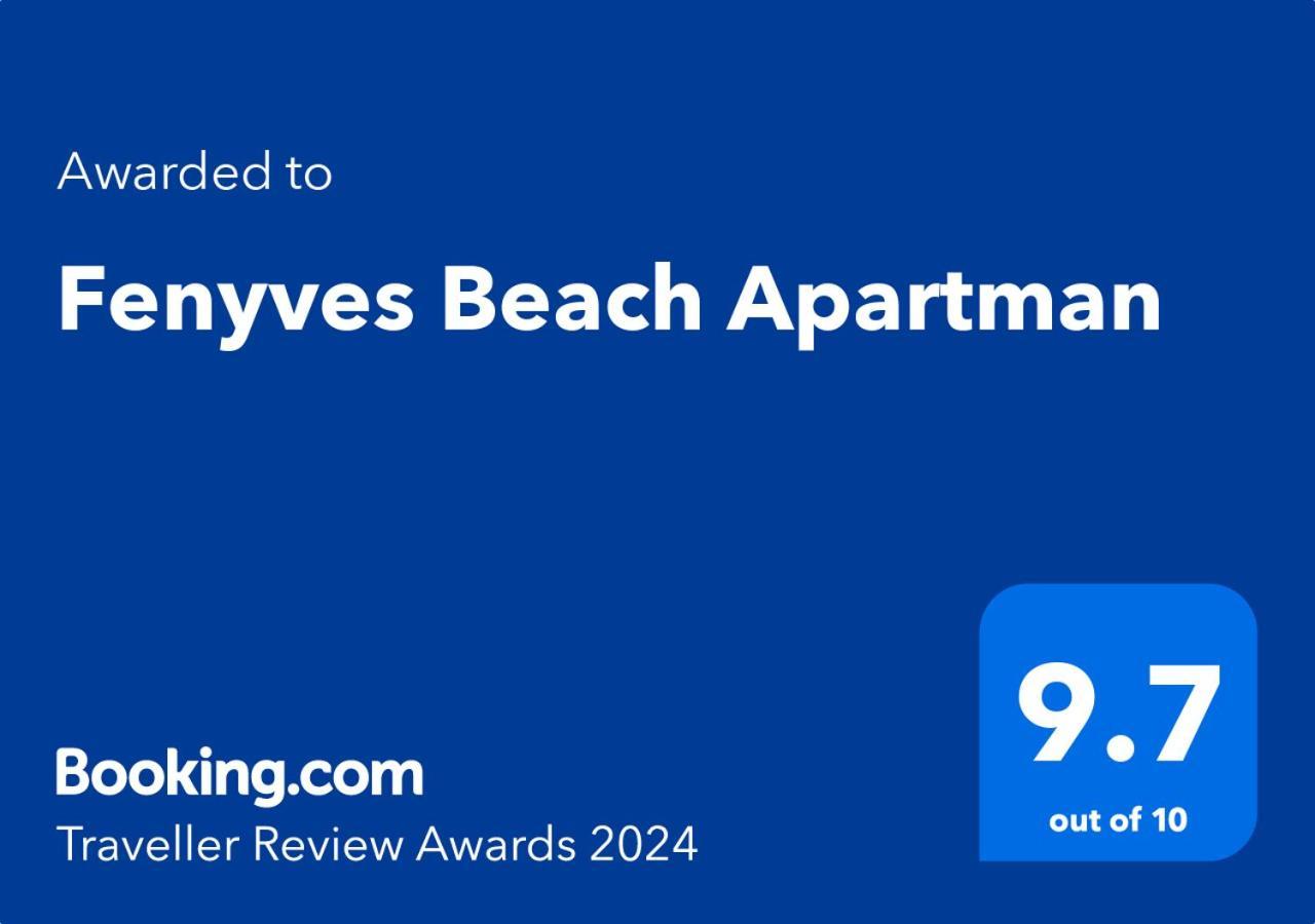 Fenyves Beach Apartman Delux Balatonfenyves Zewnętrze zdjęcie